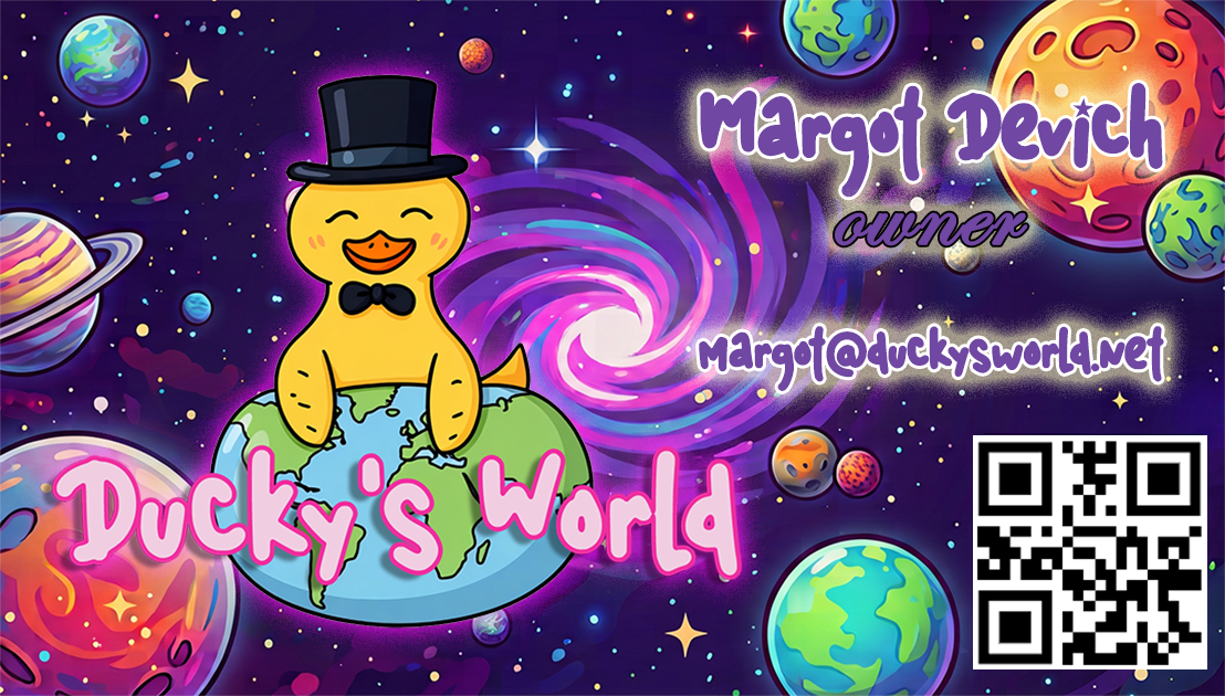 Ducky's World Business Card